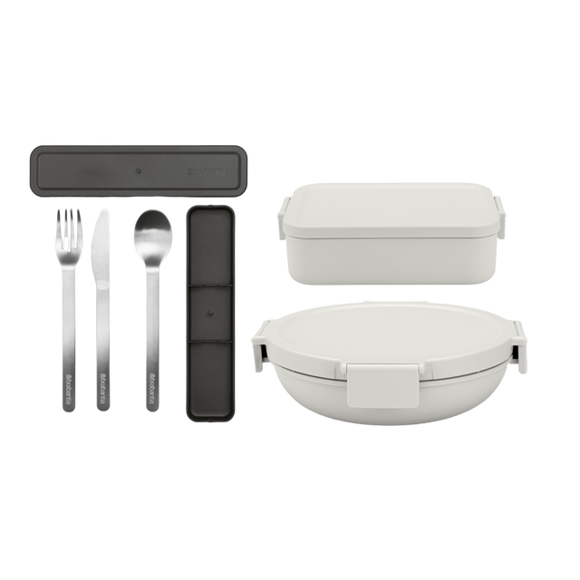 Pack Contenedores Almuerzo Mediano White