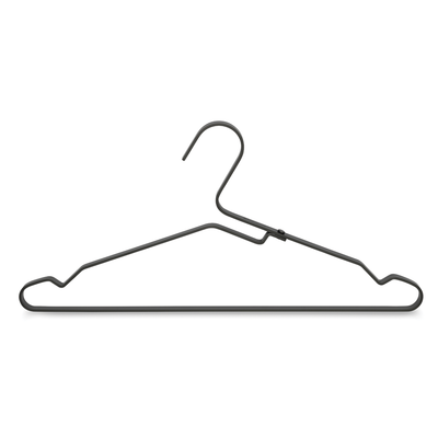 Set de 4 Colgadores de Ropa Aluminio Black