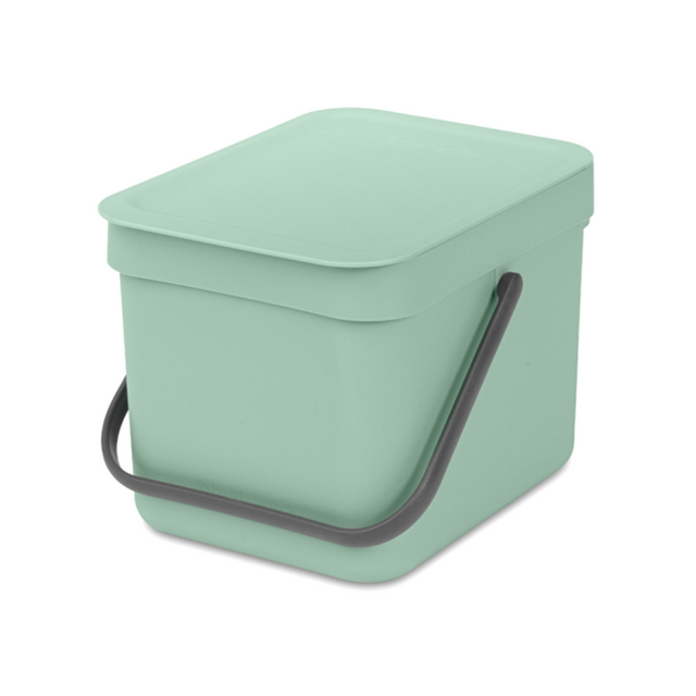 Basurero Sort & Go 6 Lt Jade Green