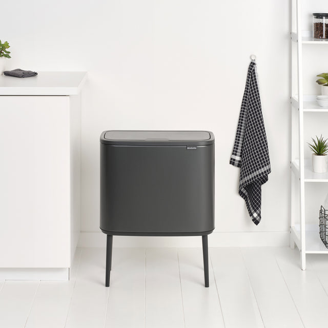 Basurero Bo Touch 11 + 23 Lt Confident Grey