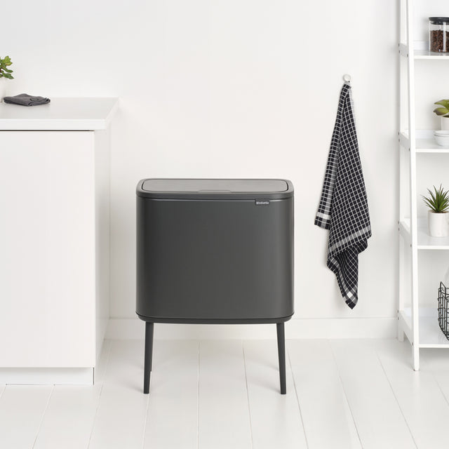 Basurero Bo Touch 3 x 11 Lt Confident Grey