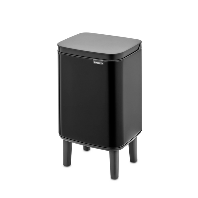 Basurero Bo Hi 4 Lt Matt Black