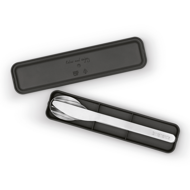 Set 3 Cubiertos Make & Take Dark Grey