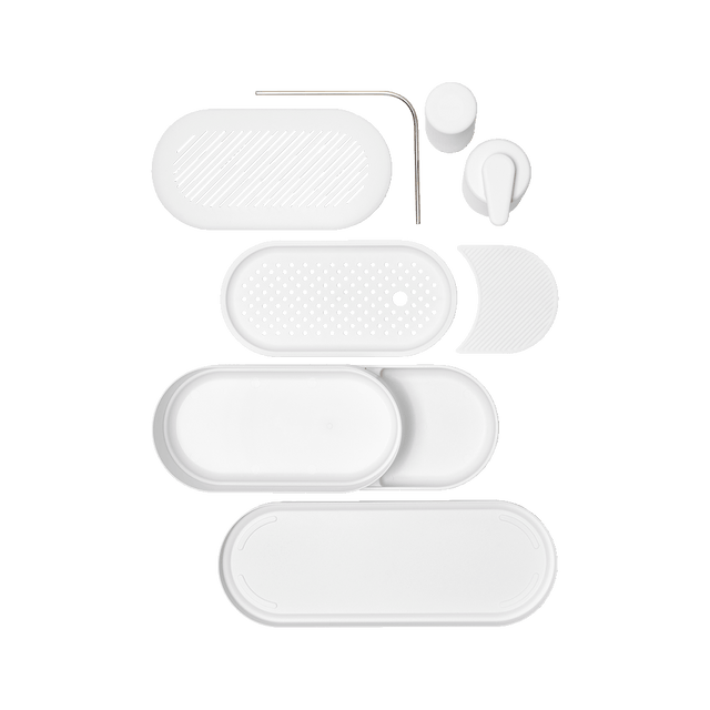 Set Organizador x3 SinkStyle Fresh White