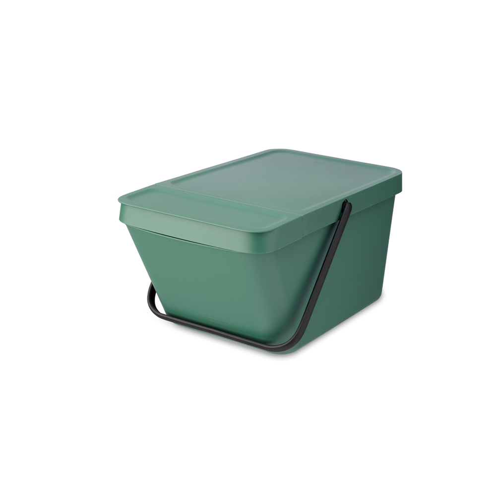 Basurero apilable Sort & Go 20 Lt Fir Green