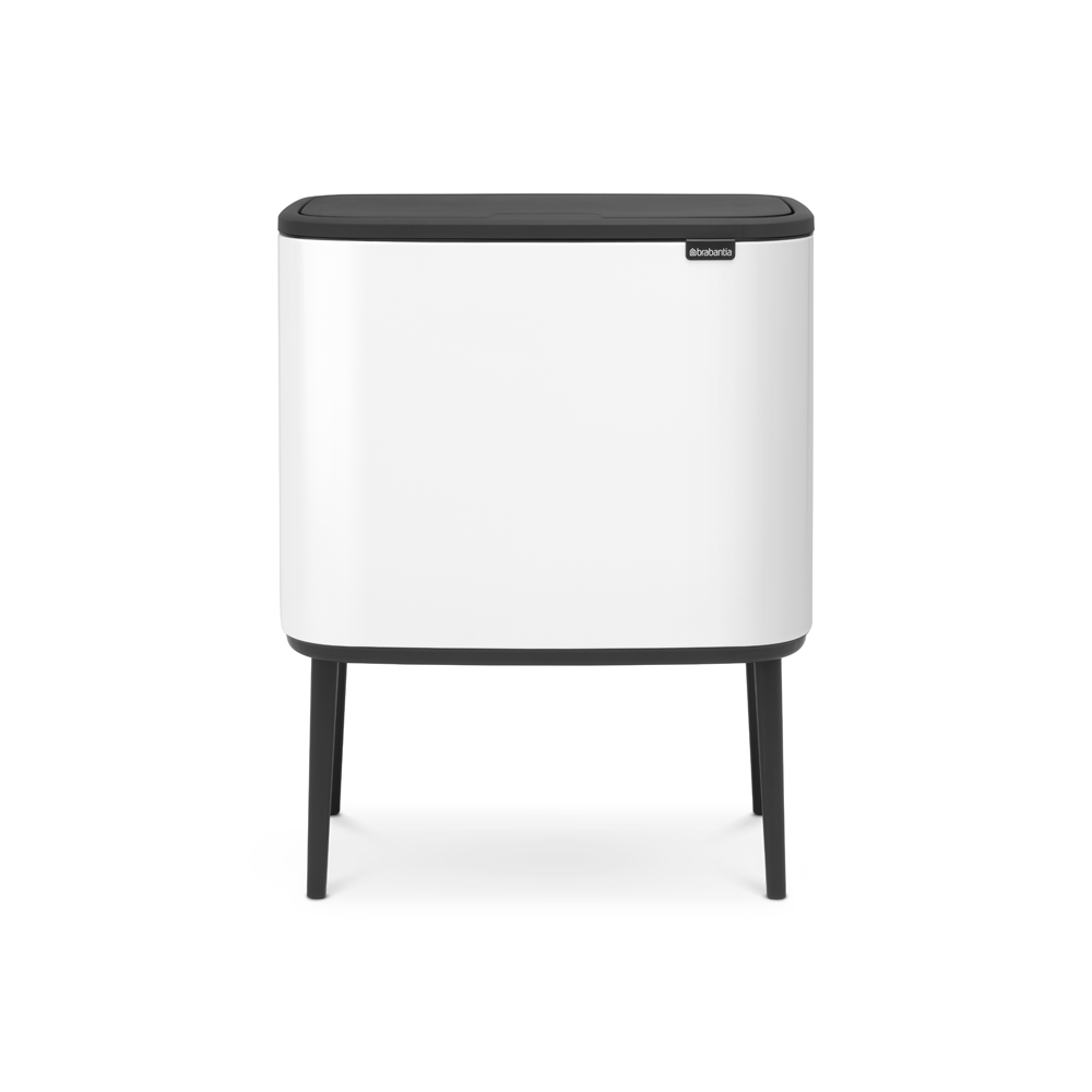 Basurero Bo Touch 36 Lt White
