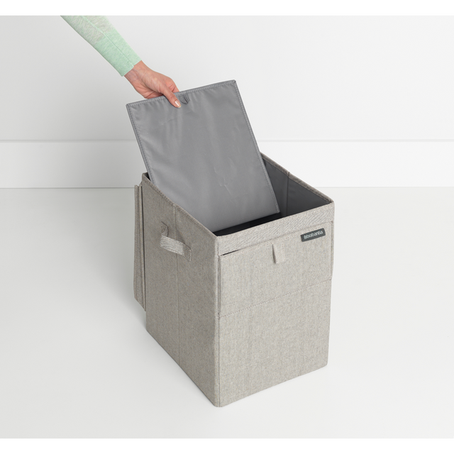 Caja apilable para ropa 35 Lt Grey