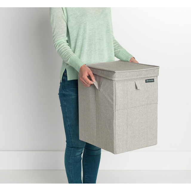 Caja apilable para ropa 35 Lt Grey