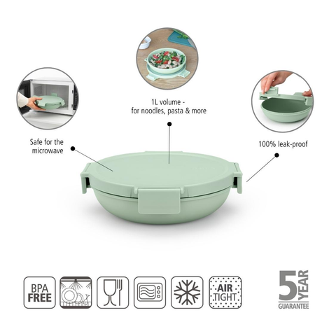Pack Contenedores Almuerzo Mediano Jade