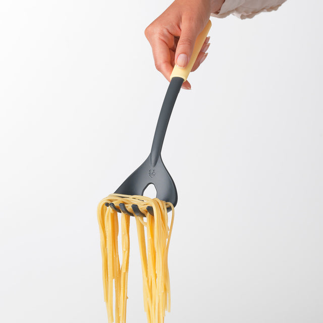 Tasty+ Cuchara de espaguetis con medidor - Vanilla Yellow