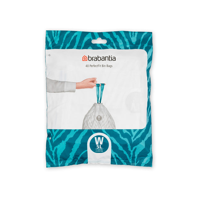 Bolsas de basura PerfectFit W 5 LT 40 bolsas