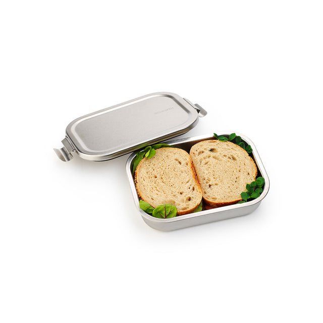 Contenedor para almuerzo Make & Take mediano acero inoxidable - Matt Steel
