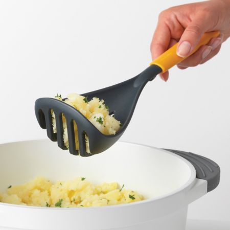 Tasty+ Triturador de patatas más cuchara - Honey Yellow