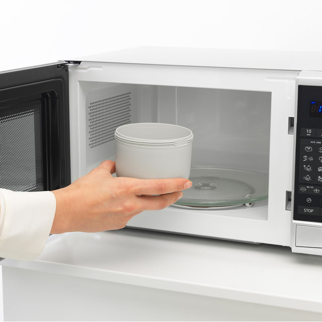 Bol de desayuno Make & Take 0,5L plástico - Light Grey