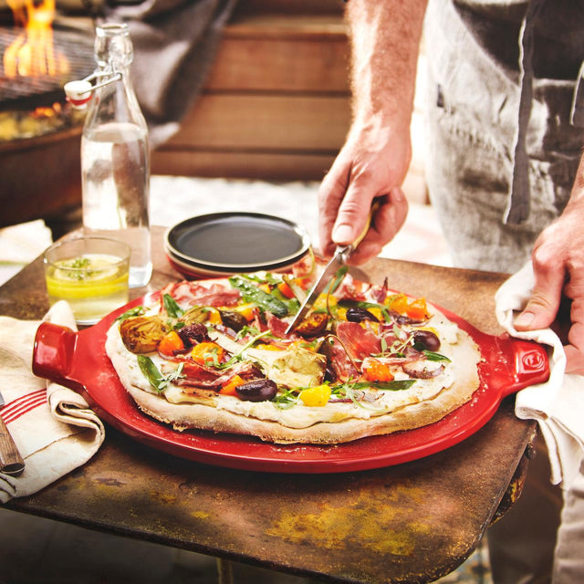Bandeja Para Pizza 7514 40Cm Rojo
