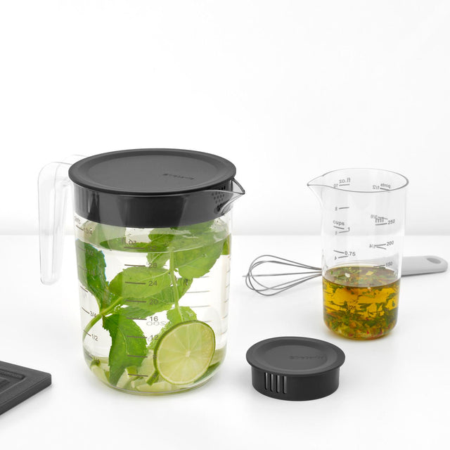 Jarra medidora Tasty juego de 2 - Transparent