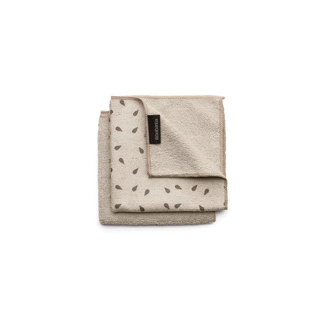 Set de 2 paños de Microfibra Sinkside 30x30 cm Beige