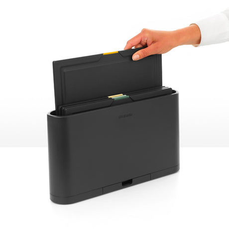 Juego de 4 tablas para cortar Tasty - Dark Grey