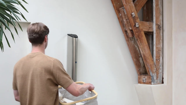 Tendedero Wallfix 24 Mt + caja protectora Metallic Grey